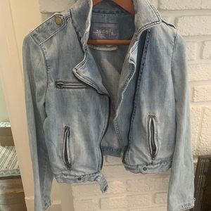 Gap denim motorcycle jacket